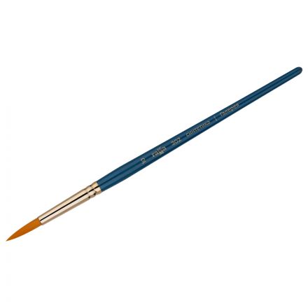 Кисть художественная синтетика Гамма "Галерея", круглая №10, короткая ручка Кисть художественная синтетика Гамма "Галерея", круглая №10, короткая ручка