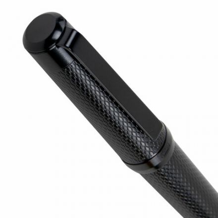 Ручка подарочная шариковая GALANT "Botta", корпус черный, детали черные, узел 0,7 мм, линия письма 0,5 мм, синяя, 144166