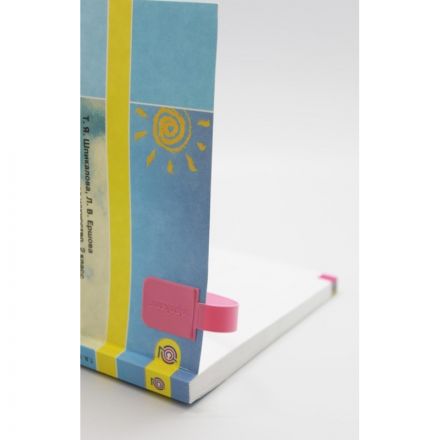 Закладка самоклеящиеся для книг, прямые,наб.6 шт,350мкм,светло-роз,2921-121
