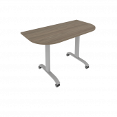 Mobile System Стол складной мобильный СМ-4.1 Вяз/Тёмно-серый металл 1300*650*757 Mobile System Стол складной мобильный СМ-4.1 Вяз/Тёмно-серый металл 1300*650*757