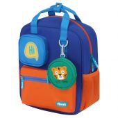 Рюкзак Först F-Kids "Hi, Tiger!" 30,5*25,5*12,5см, 1 отделение, 5 карманов, эргономичная спинка Рюкзак Först F-Kids "Hi, Tiger!" 30,5*25,5*12,5см, 1 отделение, 5 карманов, эргономичная спинка