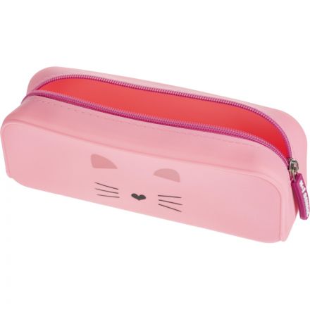 Пенал №1School Kitty 1отд., силикон, 210x50x65 мм Пенал №1School Kitty 1отд., силикон, 210x50x65 мм