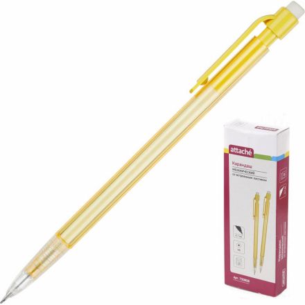 Карандаш механический Attache Economy 0.7 мм желтый