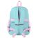 Рюкзак BRAUBERG PASTEL с термонашивками в комплекте, "Funny clouds", мятный, 40х29х14 см, 271421