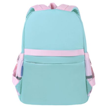 Рюкзак BRAUBERG PASTEL с термонашивками в комплекте, "Funny clouds", мятный, 40х29х14 см, 271421