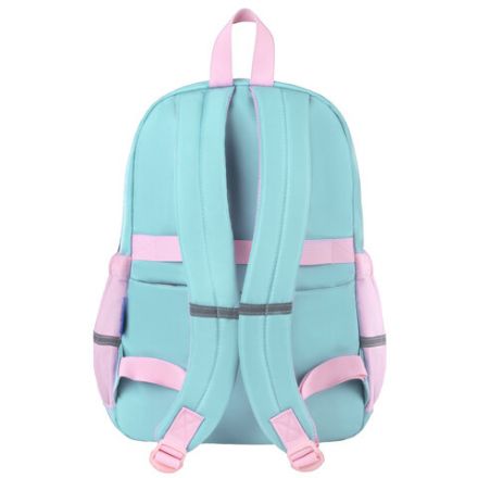 Рюкзак BRAUBERG PASTEL с термонашивками в комплекте, "Funny clouds", мятный, 40х29х14 см, 271421