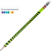 Карандаш чернографитный Kores Grafitos Neon трехгранный HB с ластиком Карандаш чернографитный Kores Grafitos Neon трехгранный HB с ластиком