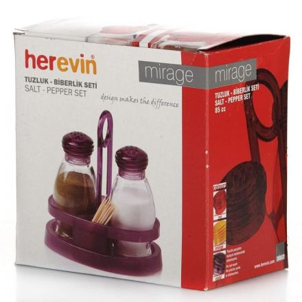 Набор солонок на подставке 2 шт. 95 мл арт. 122020-560