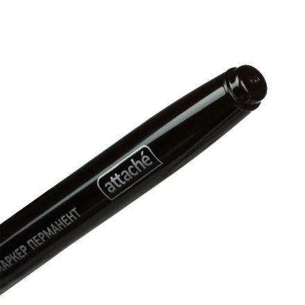 Маркер перманентный Attache красный (толщина линии 1.5-3 мм)