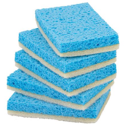 Губки для посуды 110х70х20 мм, ЦЕЛЛЮЛОЗНЫЕ + АБРАЗИВ, КОМПЛЕКТ 5 штук, синий/белый абразив, LAIMA, 700260 Губки для посуды 110х70х20 мм, ЦЕЛЛЮЛОЗНЫЕ + АБРАЗИВ, КОМПЛЕКТ 5 штук, синий/белый абразив, LAIMA, 700260