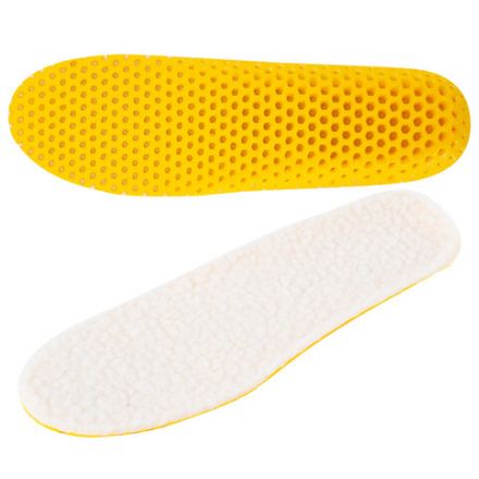 Стельки для обуви ЗИМНИЕ СУПЕРДЫШАЩИЕ, материал EVA, размер RU 39-45 / EU 40-46, с линиями выреза, SHEGRA (ШЕГРА), 700756