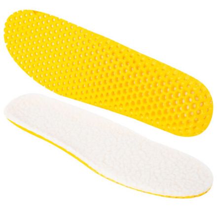 Стельки для обуви ЗИМНИЕ СУПЕРДЫШАЩИЕ, материал EVA, размер RU 39-45 / EU 40-46, с линиями выреза, SHEGRA (ШЕГРА), 700756