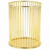 Органайзер-стаканчик для косметики и мелочей MONTE VITA (МОНТЕ ВИТА), металлический, 100х80 мм, золото, 272484 Органайзер-стаканчик для косметики и мелочей MONTE VITA (МОНТЕ ВИТА), металлический, 100х80 мм, золото, 272484