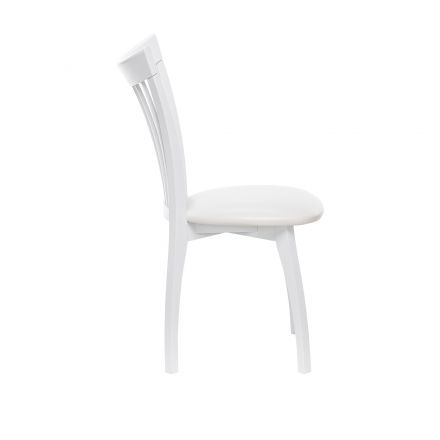 Стул Leset Орегон, Белый, Селена белый, Экокожа