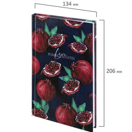 Блокнот А5 (134х206 мм), 80 л., твёрдый, клетка, STAFF, "Гранаты", 114411 Блокнот А5 (134х206 мм), 80 л., твёрдый, клетка, STAFF, "Гранаты", 114411