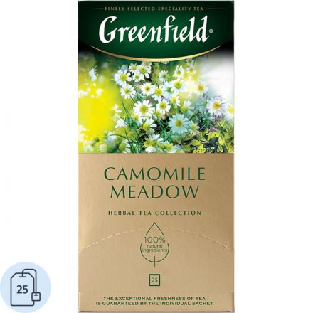 Чай Greenfield Camomile Meadow травяной с ромашкой 25 пакетиков