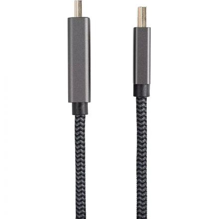 Кабель Telecom (TA561M-1.8M) DisplayPort M-> HDMI M 4K@60Hz 1.8m оплетка