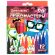 Фломастеры кросс-серия МОНСТРИКИ, 12 цветов, вентилируемый колпачок, картонная коробка с европодвесом, BRAUBERG, 152622