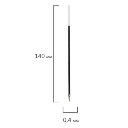 Стержень шариковый масляный BRAUBERG "i-Rite GT" 140 мм, СИНИЙ, игольчатый узел 0,4 мм, линия письма 0,21 мм, 170377 Стержень шариковый масляный BRAUBERG "i-Rite GT" 140 мм, СИНИЙ, игольчатый узел 0,4 мм, линия письма 0,21 мм, 170377