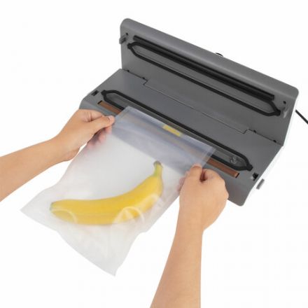 Вакууматор/вакуумный упаковщик SONNEN VS-V73, 3 режима, 95 Вт, запаивание до 30 см, сенсорная панель, резак, 456338