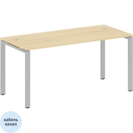 Стол Metal System Style П-обр. м/к БП.СП-4 1600x720x750 Акация Лорка/Серый