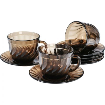 Сервиз чайный ОКЕАН ЭКЛИПС 12 предметов 220мл (H9147) Сервиз чайный ОКЕАН ЭКЛИПС 12 предметов 220мл (H9147)