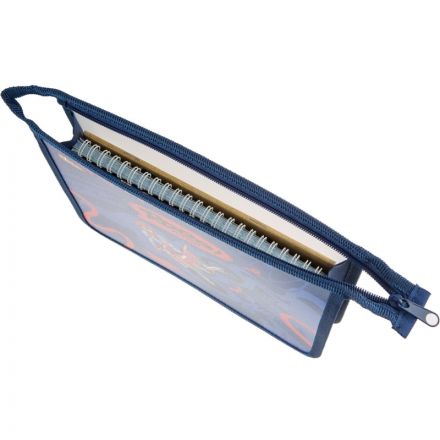 Папка для тетрадей №1School Moto freestyle,А5,молния, пластик, ПТ-713