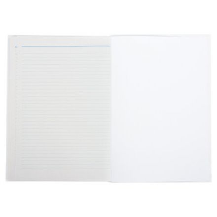 Книга учета 96 л., линия, твердая, картон, глянцевая, типографский блок, А4 200х290 мм, STAFF, 130221