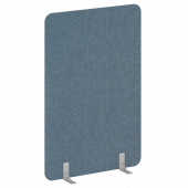 R-line soft Перегородки на металлических опорах на фетровых подпятниках AP.F-120-180 Romeo 10/Серый металл 1200*18*1800