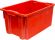 Ящик п/э 600х400х300 сплошной цв. красный