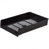Лоток для бумаг горизонтальный Attache решетчатый черный