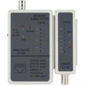 Тестер Cablexpert NCT-1, для RJ-45, RG-58, LAN