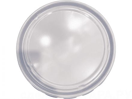 Ведро металл 10л. с крышкой, корона  белый