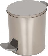 Урна с педалью хром 7 литров