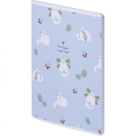 Тетрадь общая, BS, А5, 48л., клетка, скрепка. Mur-Mur, крылышки N4156