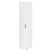 Шкаф колонка с глухой дверью и топом FHC 40.1 Белый премиум/Белый премиум 404х429х1983 FORTA