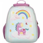 Ранец №1School Basic Волшебный Единорог, 2 отд., эргоном. спинка Ранец №1School Basic Волшебный Единорог, 2 отд., эргоном. спинка