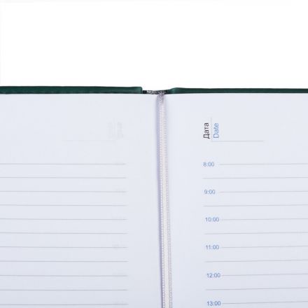 Ежедневник недатированный зеленый,А5,148х218,176л,ATTACHE Вива