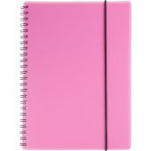 Бизнес-тетрадь Тетрадь Attache Неон А5 80л, кл.спираль, обл. тонкий пластик, розовый Бизнес-тетрадь Тетрадь Attache Неон А5 80л, кл.спираль, обл. тонкий пластик, розовый