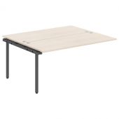 Стол промежуточный для Бенч системы XIWST 1614 Бук Тиара/Антрацит 1600х1406х750 XTEN-S