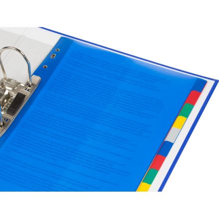 Разделитель листов Attache Economy А4 пластиковый 12 листов разноцветный (290х210 мм)