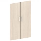 Двери MON_Канц средние ЛДСП (2шт.) ДК36.15 дуб молочный
