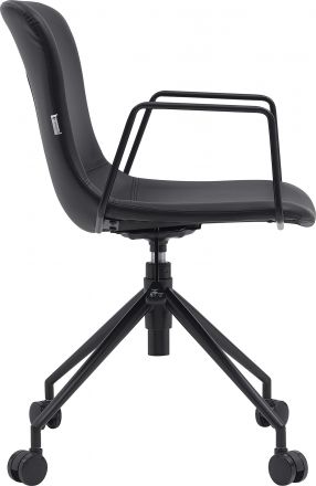 Операторское кресло Everprof Expo Экокожа Черный