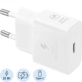 Зарядное устройство сетевое Samsung EP-T2510 25W Type-C White + cable Зарядное устройство сетевое Samsung EP-T2510 25W Type-C White + cable
