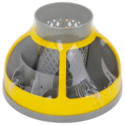 Подставка-органайзер STAFF "Attraction", 9 отделений, вращающаяся, серая/желтая, 238318 Подставка-органайзер STAFF "Attraction", 9 отделений, вращающаяся, серая/желтая, 238318