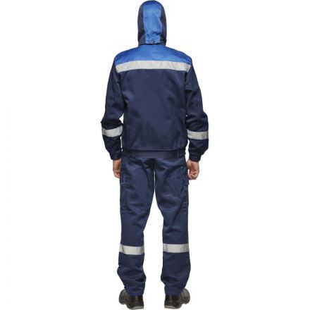 Костюм рабочий летний муж.Антей СОП син/вас (КПК) 44-46 (88-92)/170-176