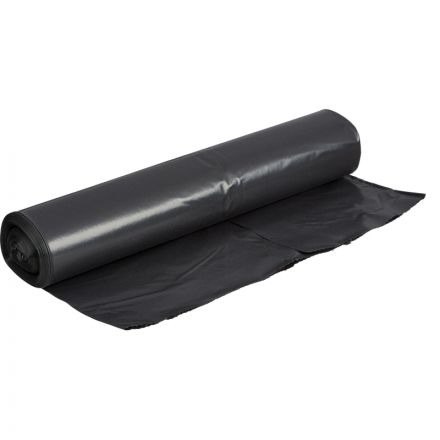 Мешки для мусора на 260 литров черные (110 мкм, в рулоне 10 штук, 90x140 см)