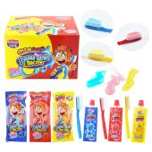 Сахарная конфета и жидкая карамель "Зубная щетка с пастой", 15 г, КАНДИ КЛАБ, DRG026-2 Сахарная конфета и жидкая карамель "Зубная щетка с пастой", 15 г, КАНДИ КЛАБ, DRG026-2