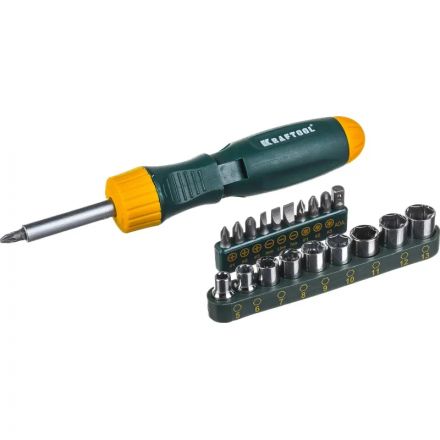 Отвертка Набор KRAFTOOL X-Hard-21, 21 предм 26151-H21