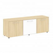 Yalta Тумба модульная LT.TS-3.4 white Акация/Стекло white 1642*450*580